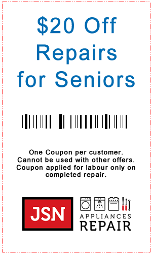 senior discount for appliance repair